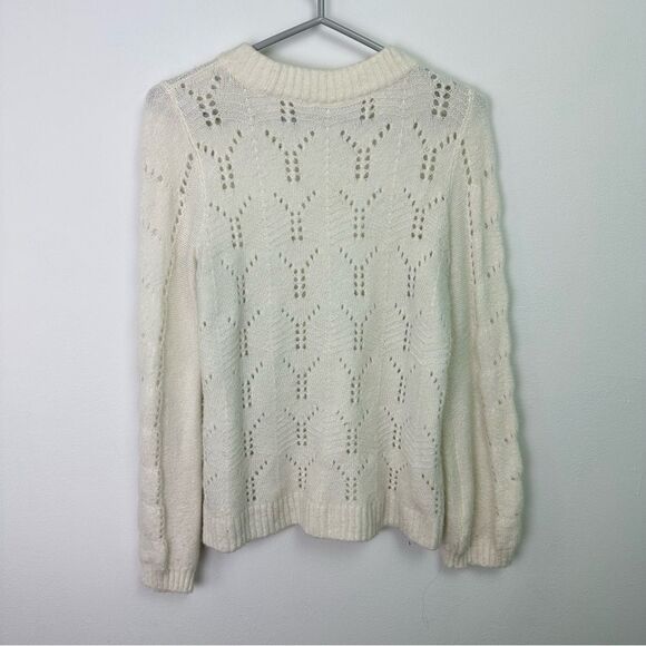 GAP Chunky Knit Pattern Sweater medium - Picture 2 of 8
